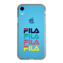 スリムプロテクションケース［ Colorful FILA Logo - カラフル フィラ ロゴ ］