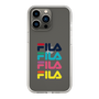 スリムプロテクションケース［ Colorful FILA Logo - カラフル フィラ ロゴ ］