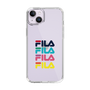 スリムプロテクションケース［ Colorful FILA Logo - カラフル フィラ ロゴ ］