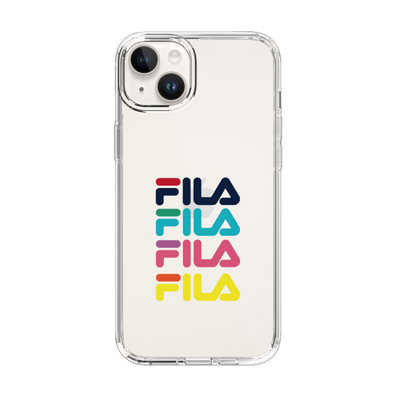 スリムプロテクションケース［ Colorful FILA Logo - カラフル フィラ ロゴ ］