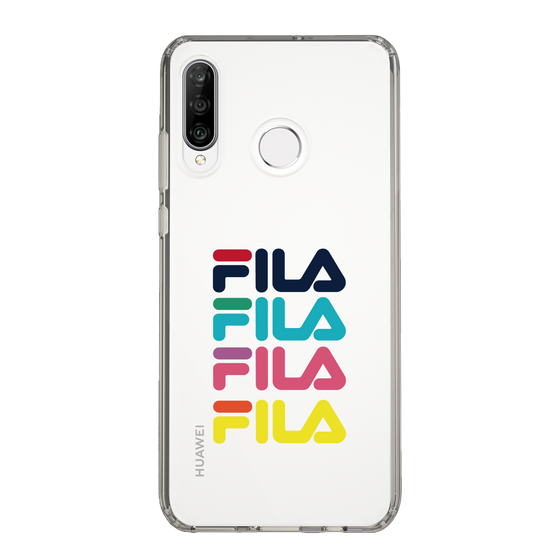 スリムプロテクションケース［ Colorful FILA Logo - カラフル フィラ ロゴ ］