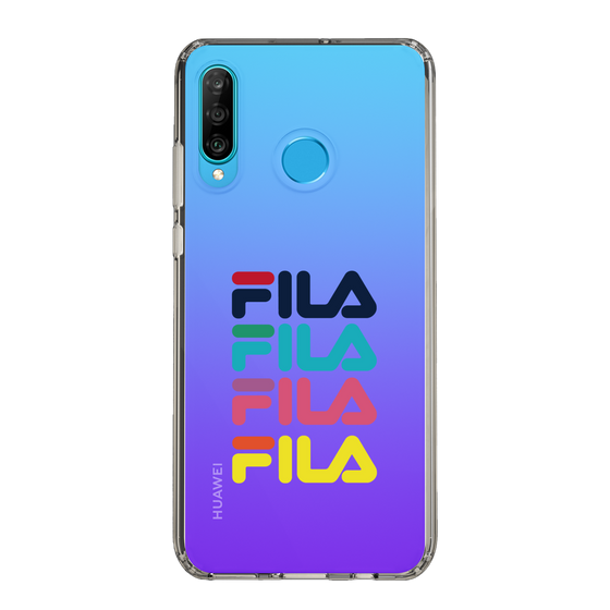 スリムプロテクションケース［ Colorful FILA Logo - カラフル フィラ ロゴ ］