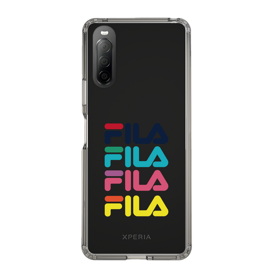 スリムプロテクションケース［ Colorful FILA Logo - カラフル フィラ ロゴ ］