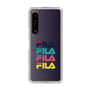 スリムプロテクションケース［ Colorful FILA Logo - カラフル フィラ ロゴ ］