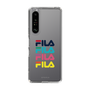 スリムプロテクションケース［ Colorful FILA Logo - カラフル フィラ ロゴ ］