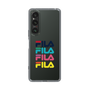 スリムプロテクションケース［ Colorful FILA Logo - カラフル フィラ ロゴ ］