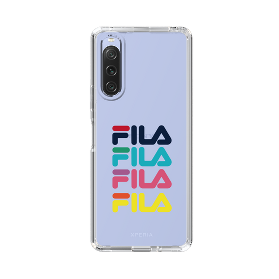 スリムプロテクションケース［ Colorful FILA Logo - カラフル フィラ ロゴ ］