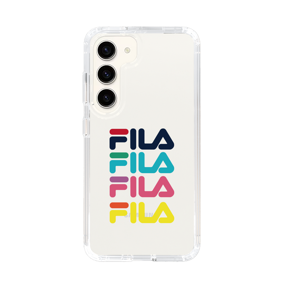 スリムプロテクションケース［ Colorful FILA Logo - カラフル フィラ ロゴ ］