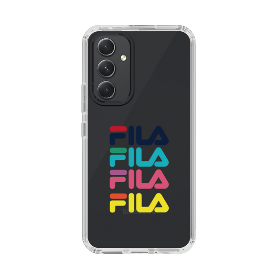 スリムプロテクションケース［ Colorful FILA Logo - カラフル フィラ ロゴ ］