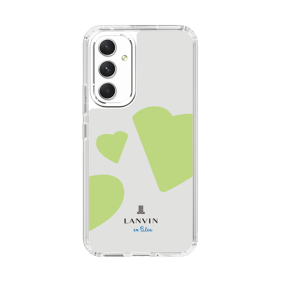 スリムプロテクションケース［ LANVIN en Bleu Hearts Green - ランバン ハート グリーン ］