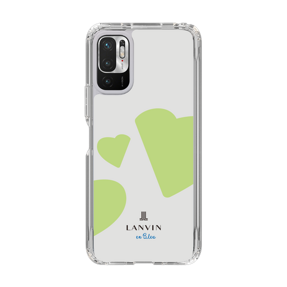 スリムプロテクションケース［ LANVIN en Bleu Hearts Green - ランバン ハート グリーン ］