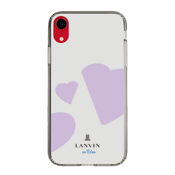 スリムプロテクションケース［ LANVIN en Bleu Hearts Purple - ランバン ハート パープル ］