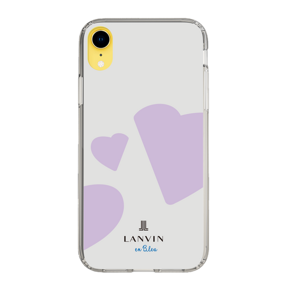 スリムプロテクションケース［ LANVIN en Bleu Hearts Purple - ランバン ハート パープル ］