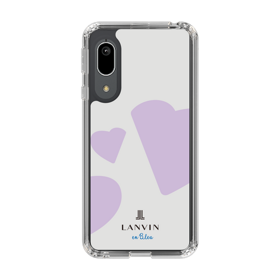 スリムプロテクションケース［ LANVIN en Bleu Hearts Purple - ランバン ハート パープル ］