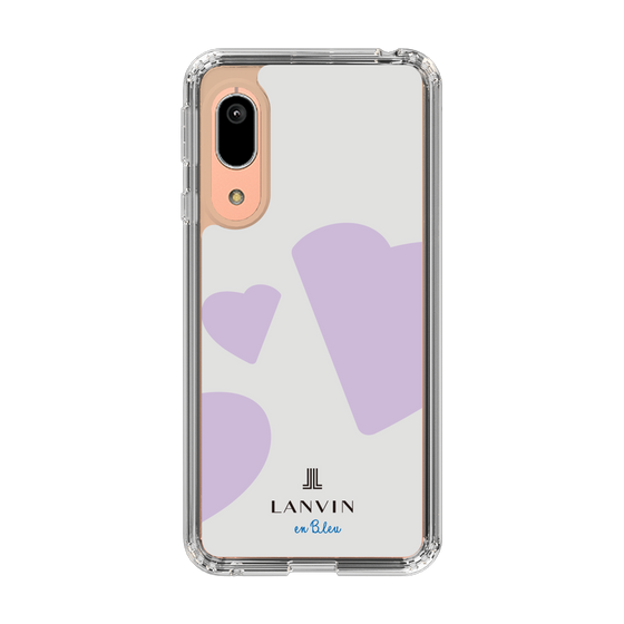 スリムプロテクションケース［ LANVIN en Bleu Hearts Purple - ランバン ハート パープル ］