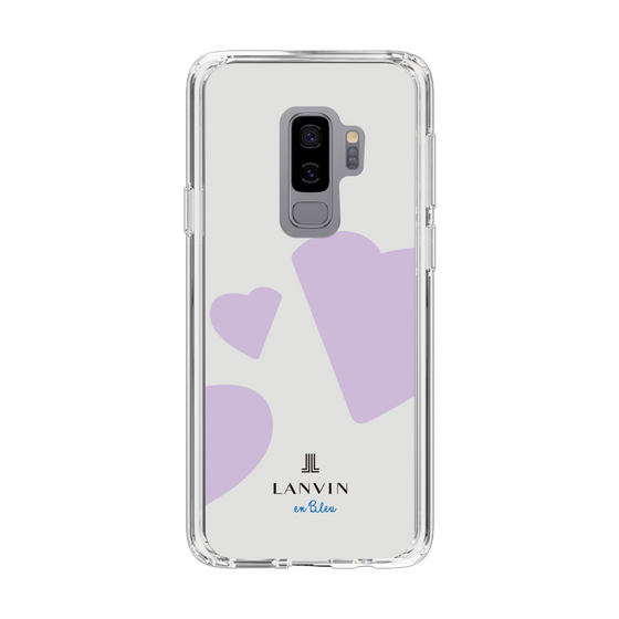 スリムプロテクションケース［ LANVIN en Bleu Hearts Purple - ランバン ハート パープル ］