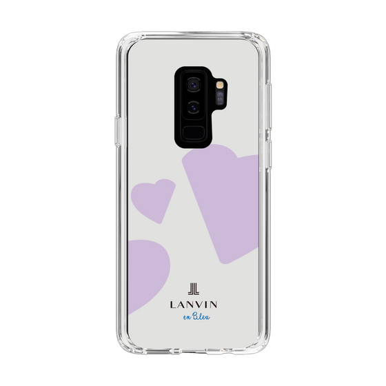 スリムプロテクションケース［ LANVIN en Bleu Hearts Purple - ランバン ハート パープル ］