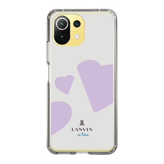 スリムプロテクションケース［ LANVIN en Bleu Hearts Purple - ランバン ハート パープル ］