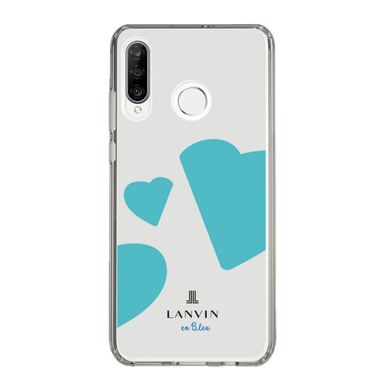 スリムプロテクションケース［ LANVIN en Bleu Hearts Blue - ランバン ハート ブルー ］