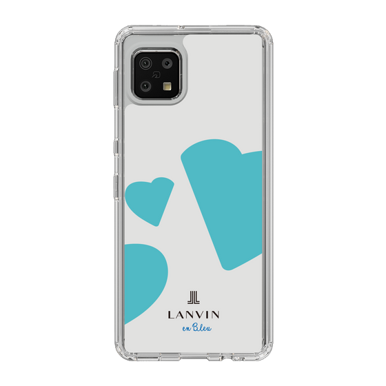 スリムプロテクションケース［ LANVIN en Bleu Hearts Blue - ランバン ハート ブルー ］