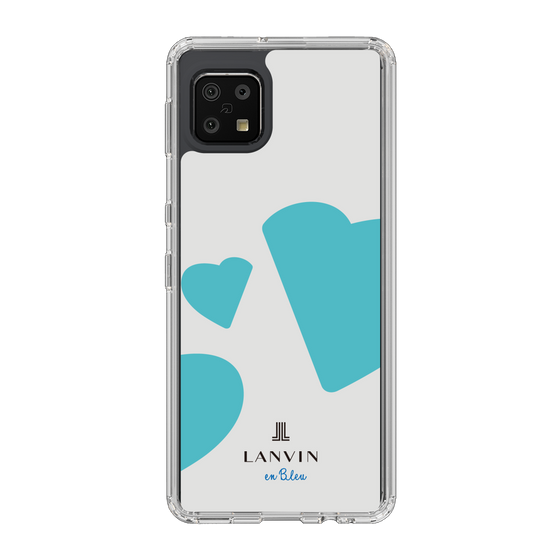 スリムプロテクションケース［ LANVIN en Bleu Hearts Blue - ランバン ハート ブルー ］