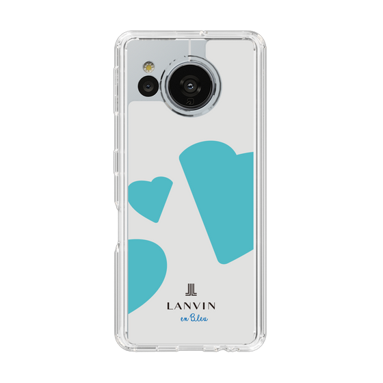 スリムプロテクションケース［ LANVIN en Bleu Hearts Blue - ランバン ハート ブルー ］