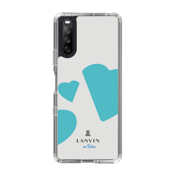 スリムプロテクションケース［ LANVIN en Bleu Hearts Blue - ランバン ハート ブルー ］