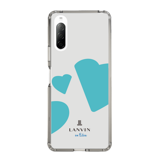 スリムプロテクションケース［ LANVIN en Bleu Hearts Blue - ランバン ハート ブルー ］