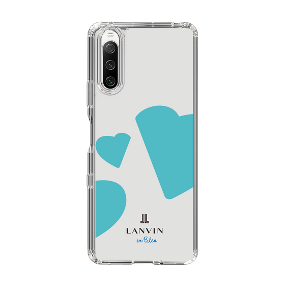 スリムプロテクションケース［ LANVIN en Bleu Hearts Blue - ランバン ハート ブルー ］