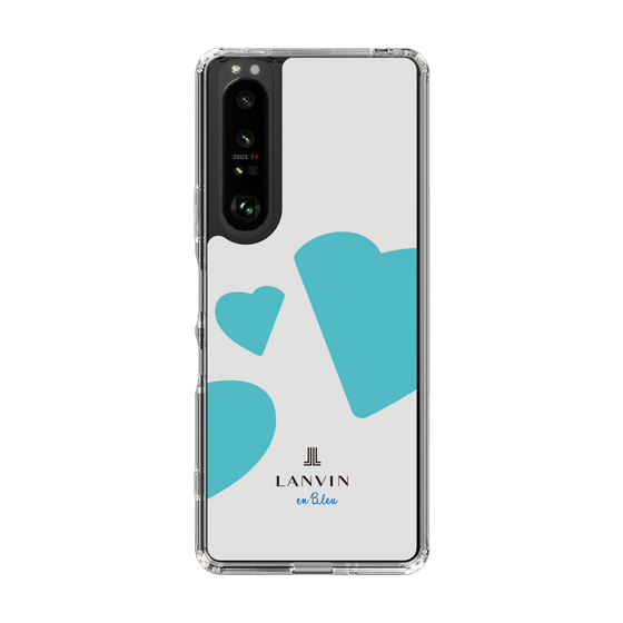 スリムプロテクションケース［ LANVIN en Bleu Hearts Blue - ランバン ハート ブルー ］