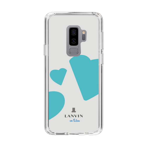 スリムプロテクションケース［ LANVIN en Bleu Hearts Blue - ランバン ハート ブルー ］