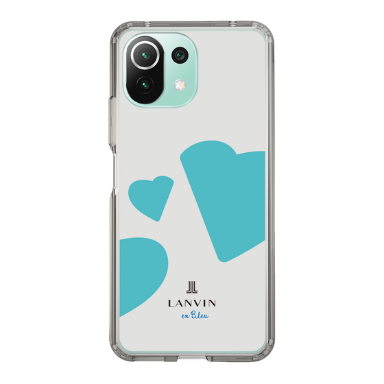 スリムプロテクションケース［ LANVIN en Bleu Hearts Blue - ランバン ハート ブルー ］