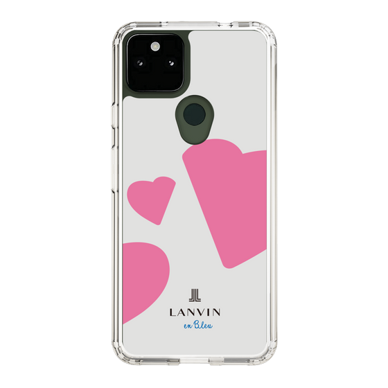 スリムプロテクションケース［ LANVIN en Bleu Hearts Pink - ランバン ハート ピンク ］