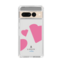 スリムプロテクションケース［ LANVIN en Bleu Hearts Pink - ランバン ハート ピンク ］