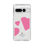 スリムプロテクションケース［ LANVIN en Bleu Hearts Pink - ランバン ハート ピンク ］