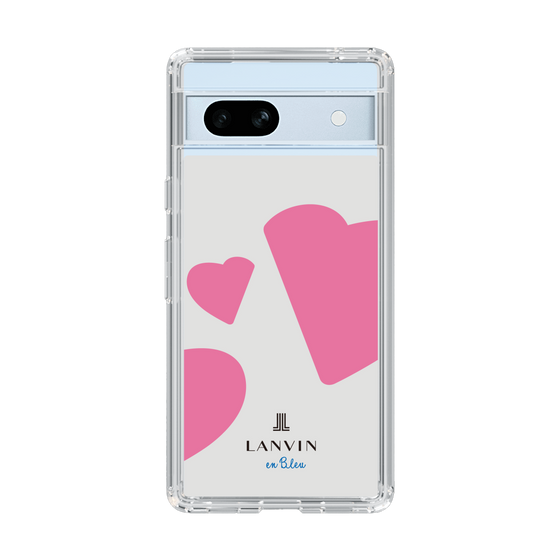 スリムプロテクションケース［ LANVIN en Bleu Hearts Pink - ランバン ハート ピンク ］