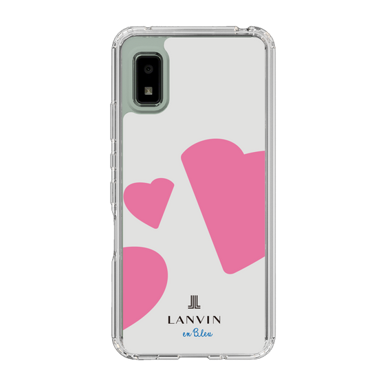 スリムプロテクションケース［ LANVIN en Bleu Hearts Pink - ランバン ハート ピンク ］