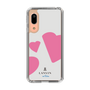 スリムプロテクションケース［ LANVIN en Bleu Hearts Pink - ランバン ハート ピンク ］