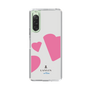 スリムプロテクションケース［ LANVIN en Bleu Hearts Pink - ランバン ハート ピンク ］
