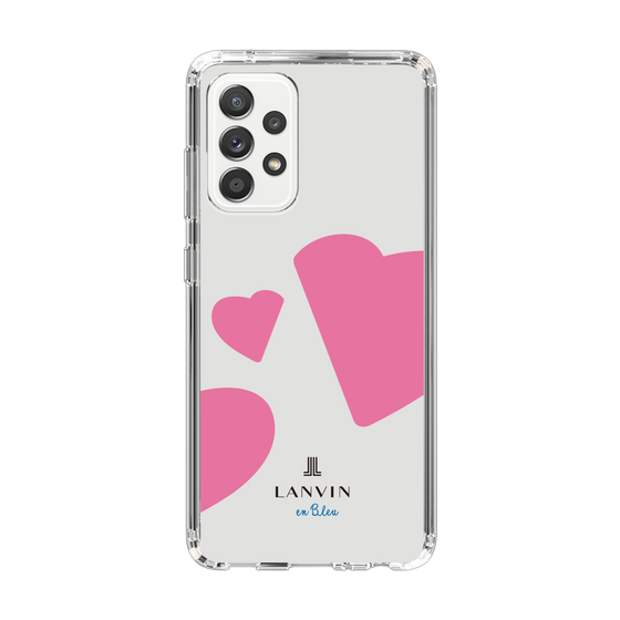 スリムプロテクションケース［ LANVIN en Bleu Hearts Pink - ランバン ハート ピンク ］