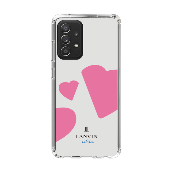 スリムプロテクションケース［ LANVIN en Bleu Hearts Pink - ランバン ハート ピンク ］