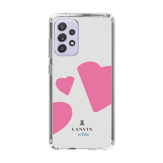 スリムプロテクションケース［ LANVIN en Bleu Hearts Pink - ランバン ハート ピンク ］