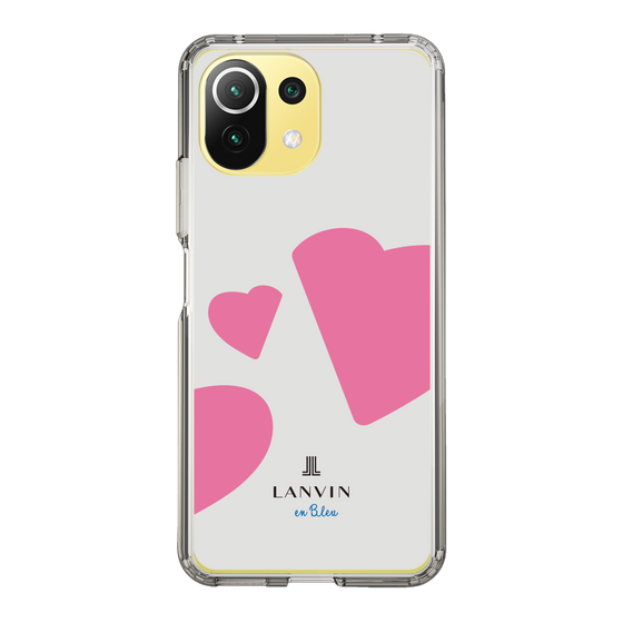 スリムプロテクションケース［ LANVIN en Bleu Hearts Pink - ランバン ハート ピンク ］