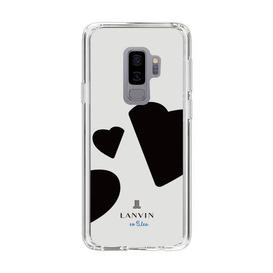 スリムプロテクションケース［ LANVIN en Bleu Hearts Black - ランバン ハート ブラック ］