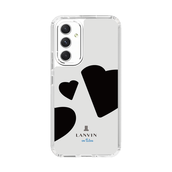 スリムプロテクションケース［ LANVIN en Bleu Hearts Black - ランバン ハート ブラック ］