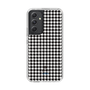 スリムプロテクションケース［ Houndstooth Pattern Black with LANVIN en Bleu logo- ランバン 千鳥格子柄 ブラック ］