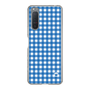 スリムプロテクションケース［ Checkered Blue - ギンガムチェック ブルー ］