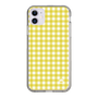 スリムプロテクションケース［ Checkered Yellow - ギンガムチェック イエロー ］