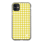 スリムプロテクションケース［ Checkered Yellow - ギンガムチェック イエロー ］