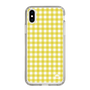 スリムプロテクションケース［ Checkered Yellow - ギンガムチェック イエロー ］